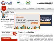 Tablet Screenshot of afiscamp.org.br